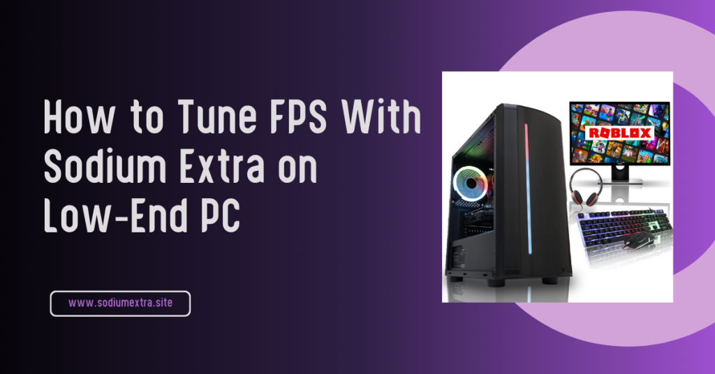How to Tune FPS With Sodium Extra on Low‑End PC