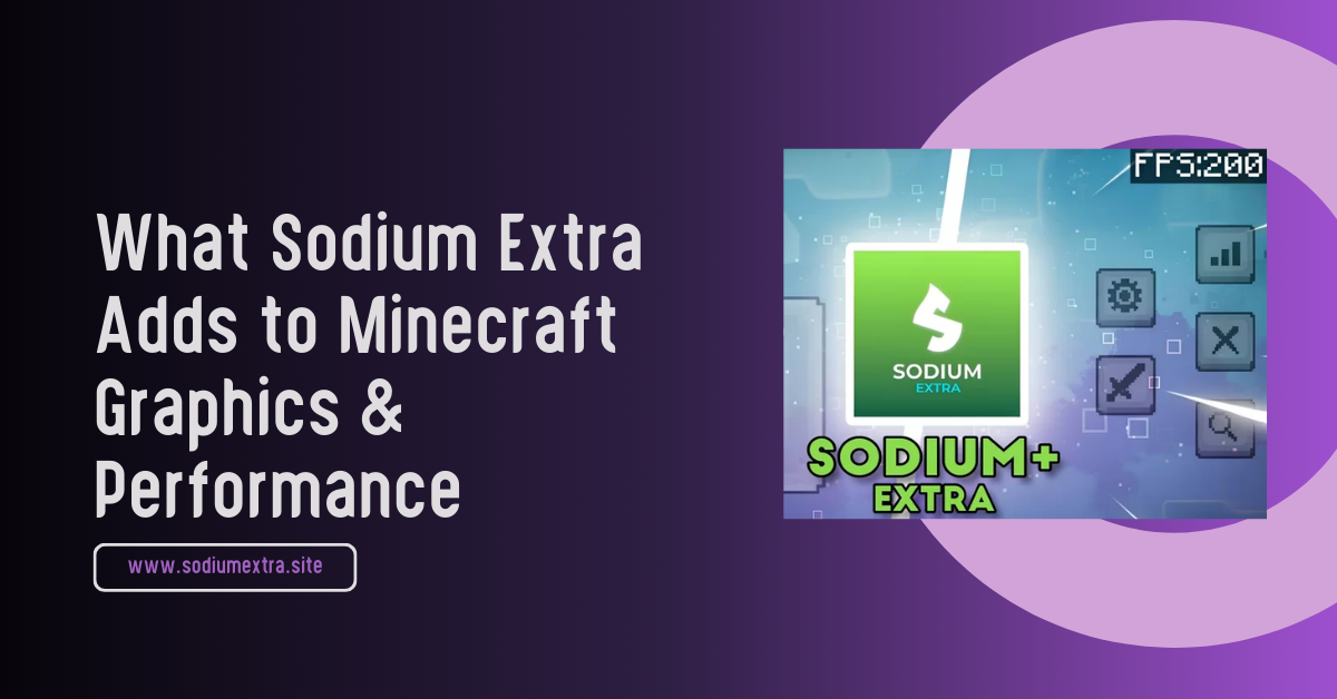 What Sodium Extra Adds to Minecraft Graphics & Performance